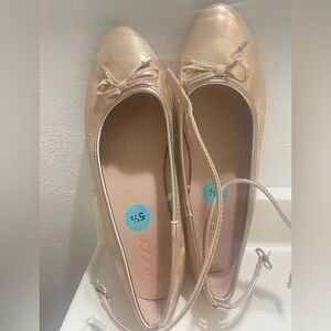 Sugar Gold Women's Ballet Flats